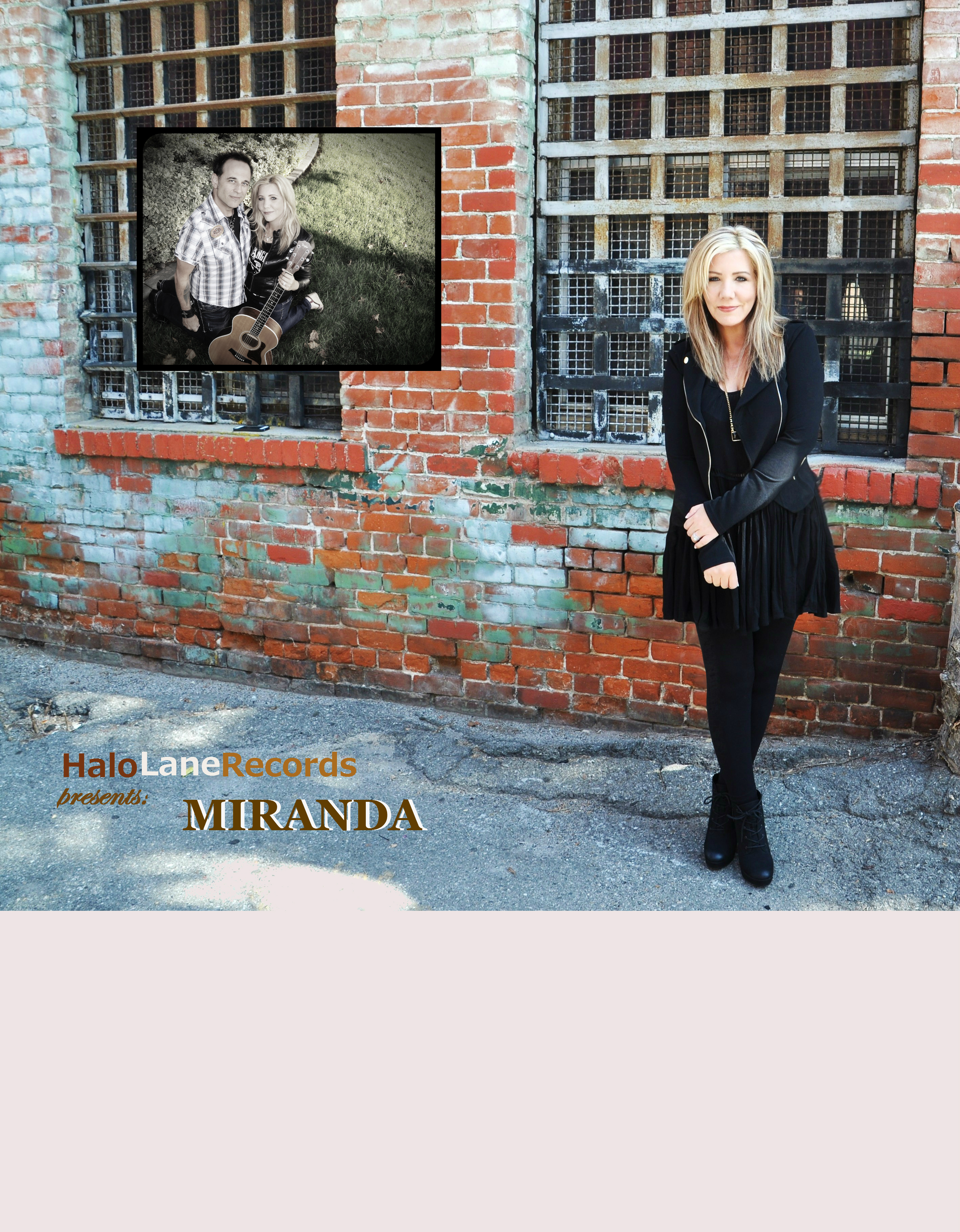 Photo shoot Miranda poster FLAT gray border